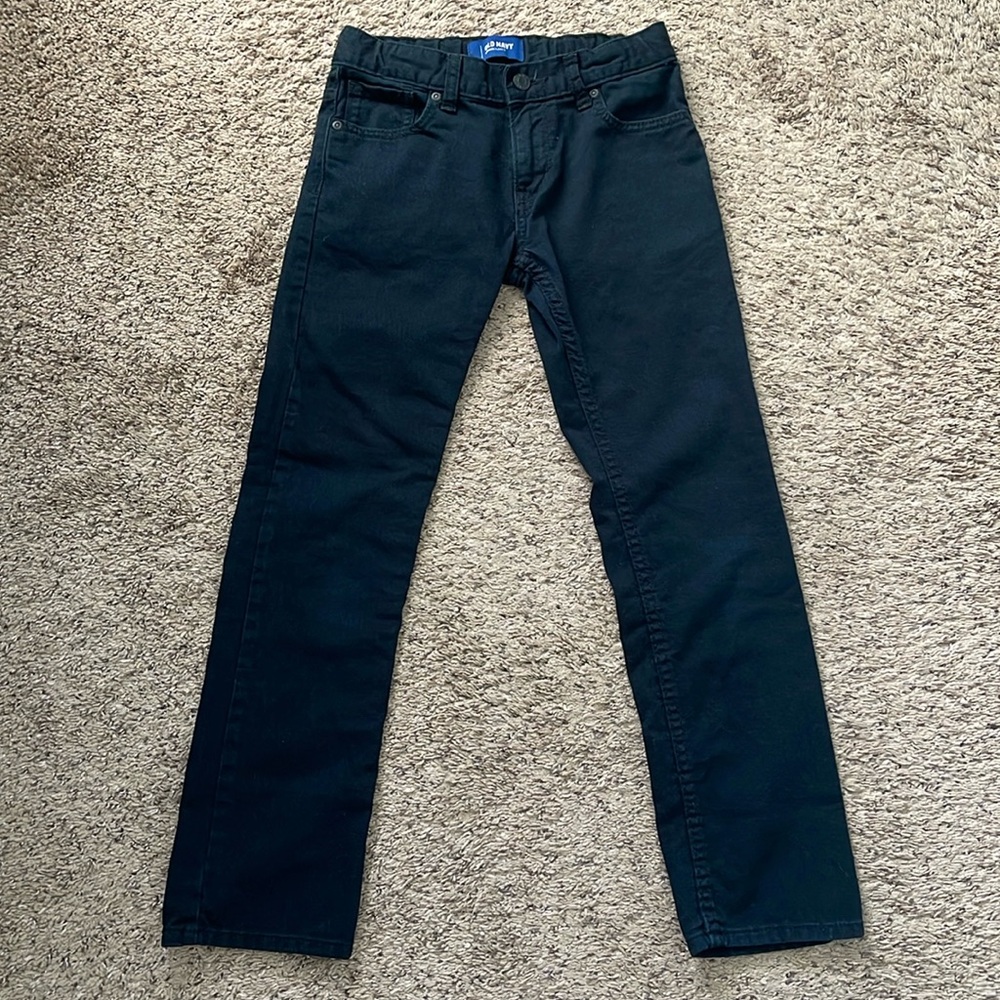 Old Navy Boys Black Skinny Jeans Size 10
